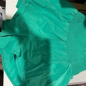 Women's Athletic Shorts in Green